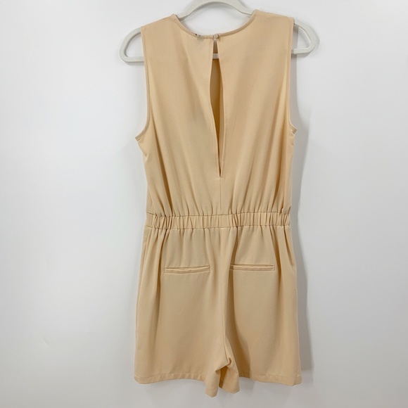 ASOS Y.A.S Tailored Peach Playsuit Romper Sz S - Picture 4 of 16
